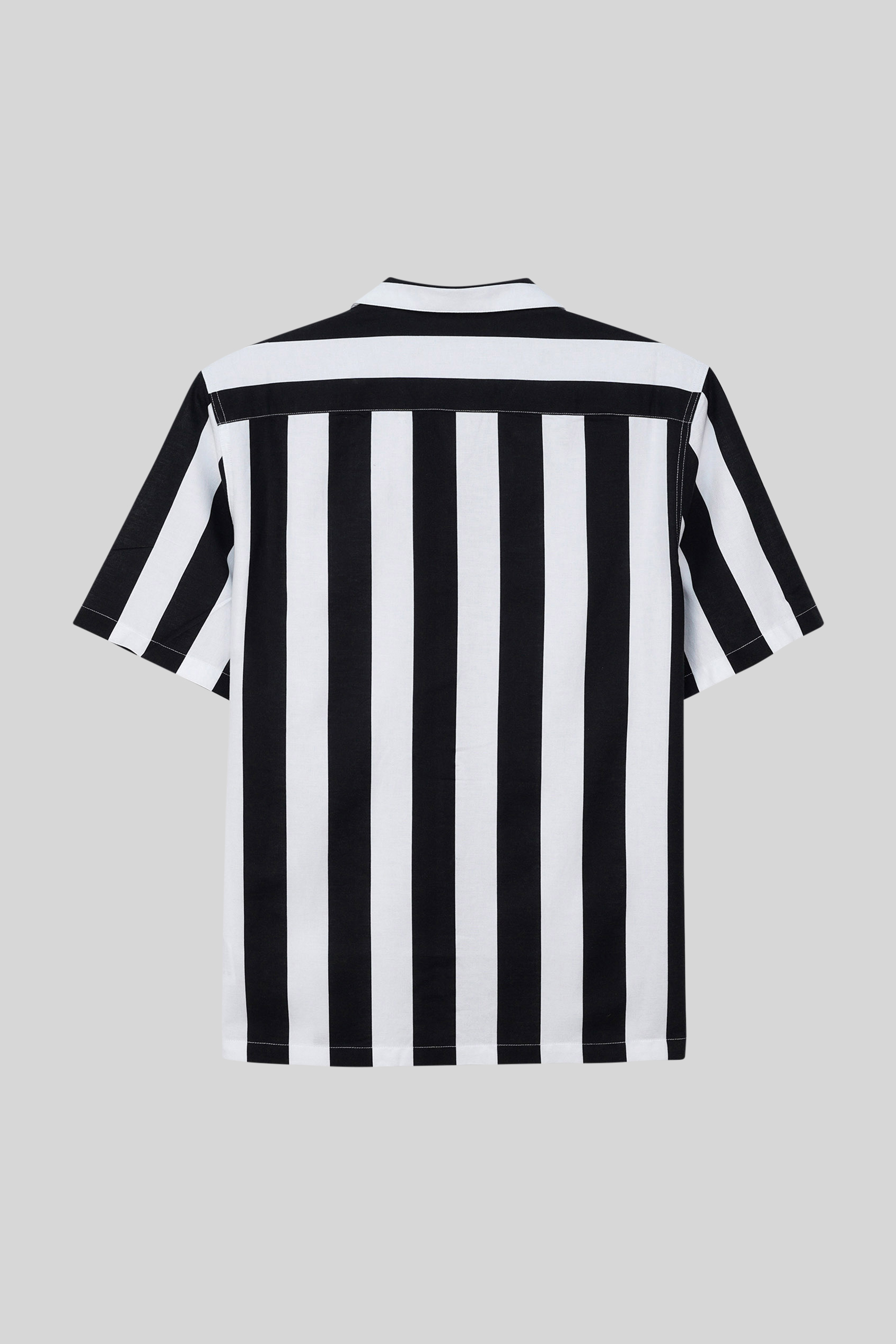 Revere Collar Short Sleeves Shirt