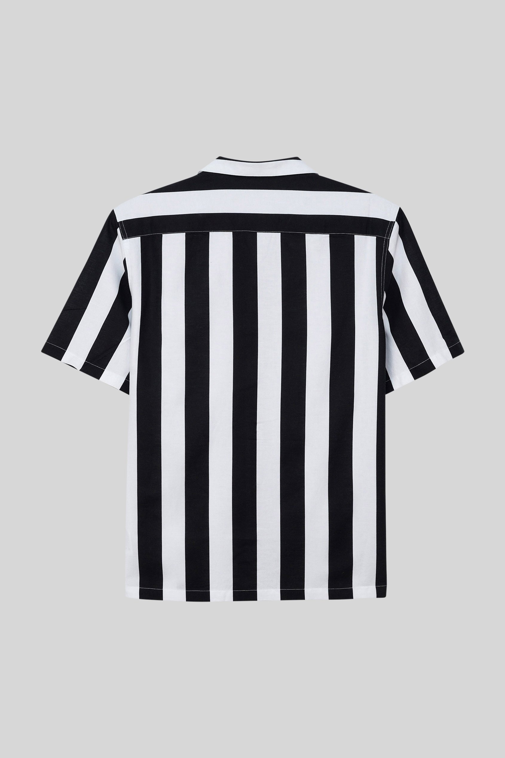 Revere Collar Short Sleeves Shirt