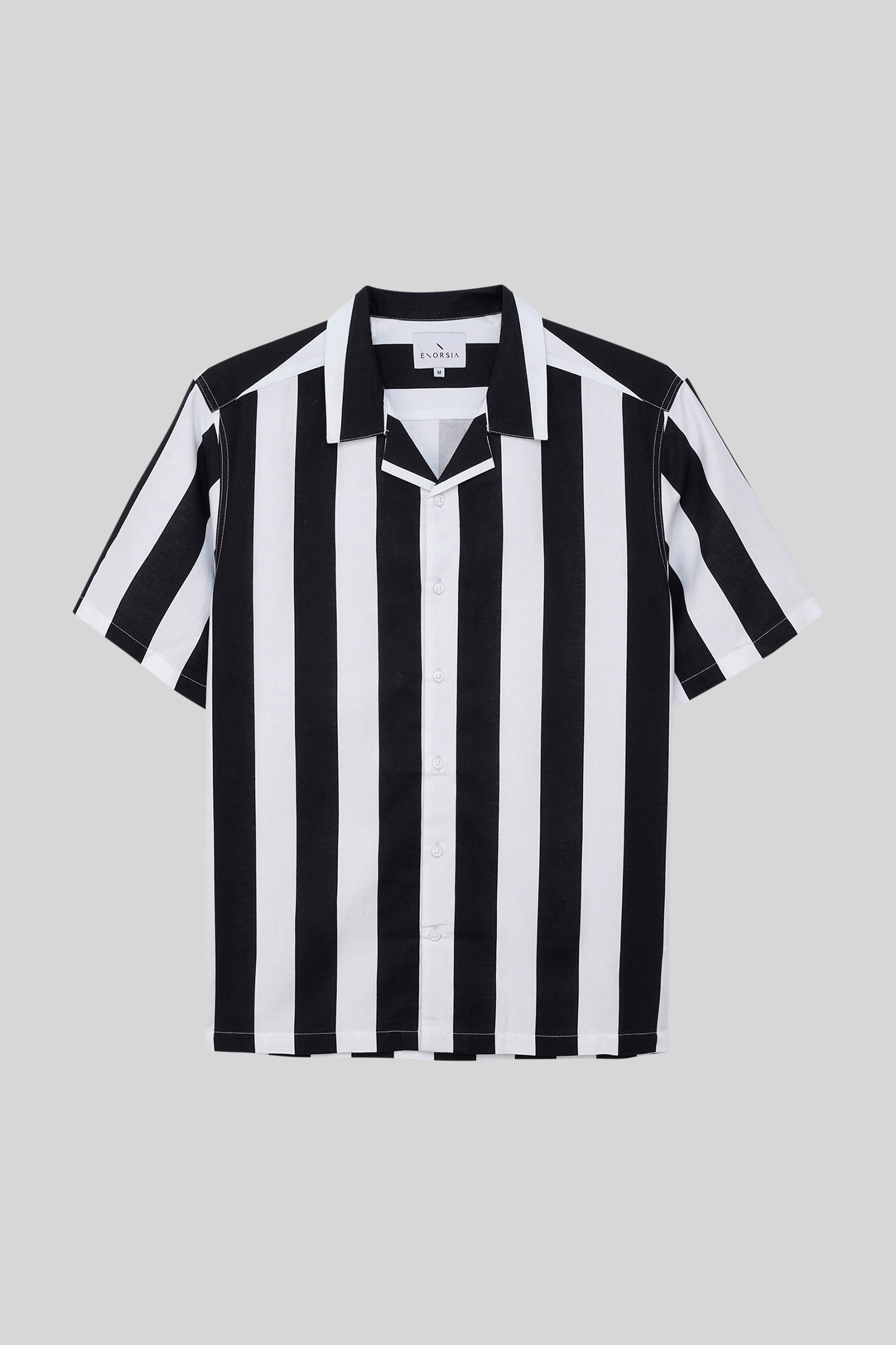 Revere Collar Short Sleeves Shirt