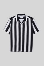 Revere Collar Short Sleeves Shirt