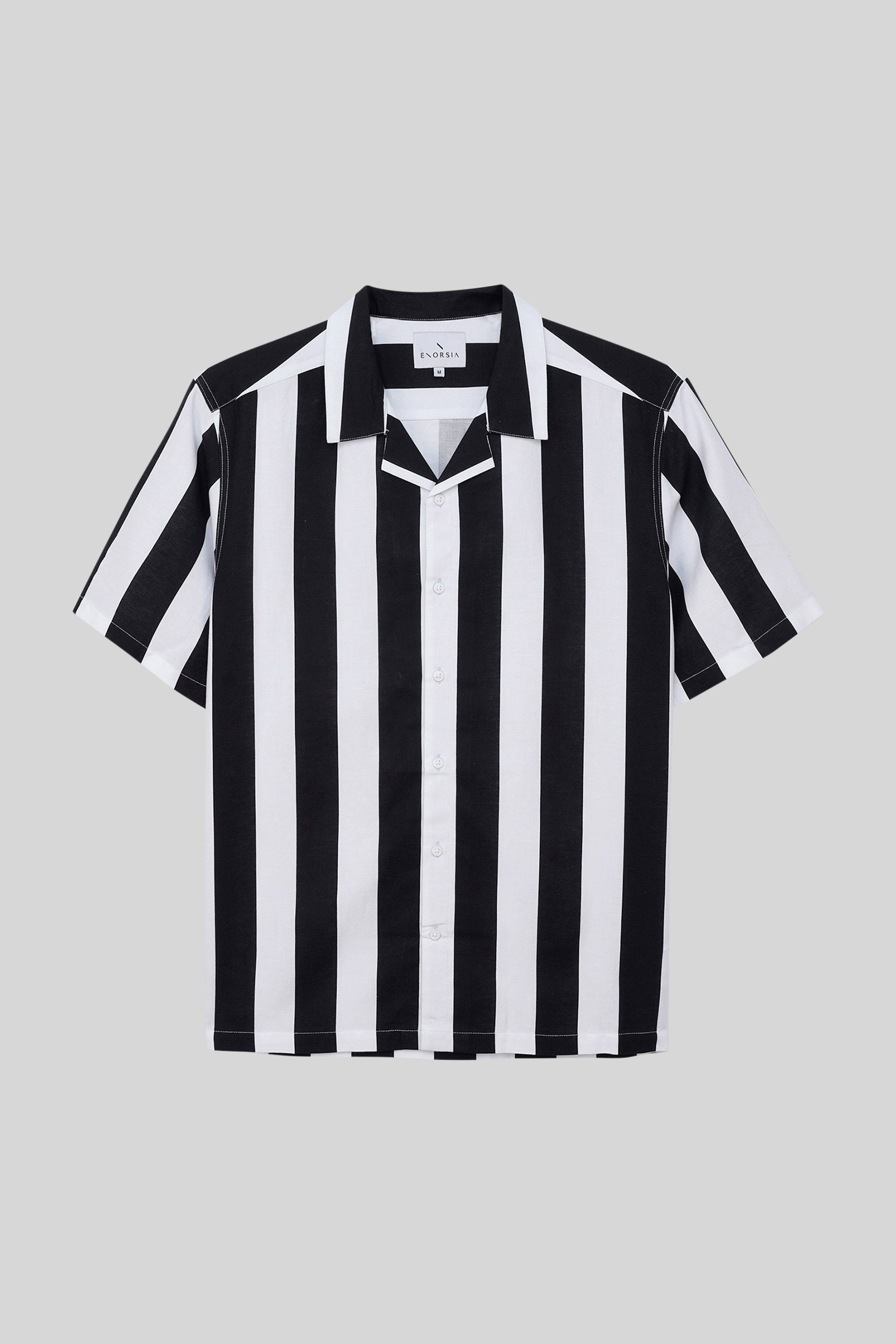 Revere Collar Short Sleeves Shirt