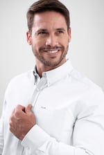 Mens Button Down Collar L/S Shirt