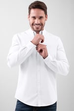 Mens Button Down Collar L/S Shirt