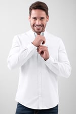 Mens Button Down Collar L/S Shirt