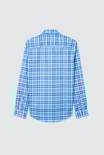 Men Button Down Collar Long Sleeve Shirt