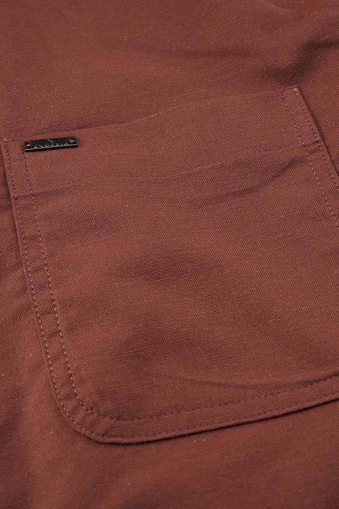 Men Button Down Collar Long Sleeve Shirt