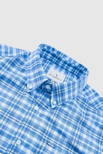 Men Button Down Collar Long Sleeve Shirt