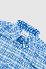 Men Button Down Collar Long Sleeve Shirt