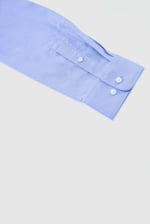 Men Button Down Collar Long Sleeve Shirt