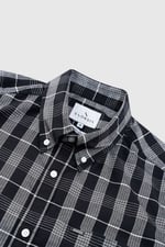 Men Button Down Collar Long Sleeve Shirt