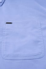 Men Button Down Collar Long Sleeve Shirt