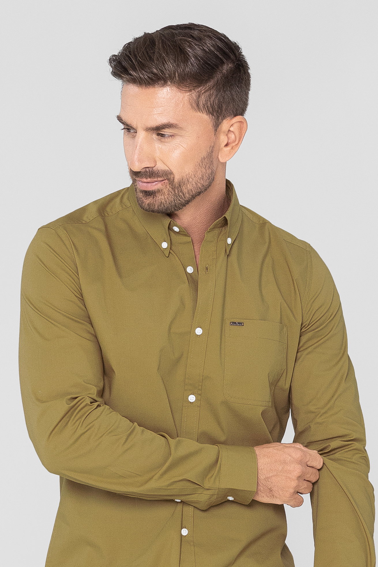 Solid Long Sleeve Regular Fit Shirt