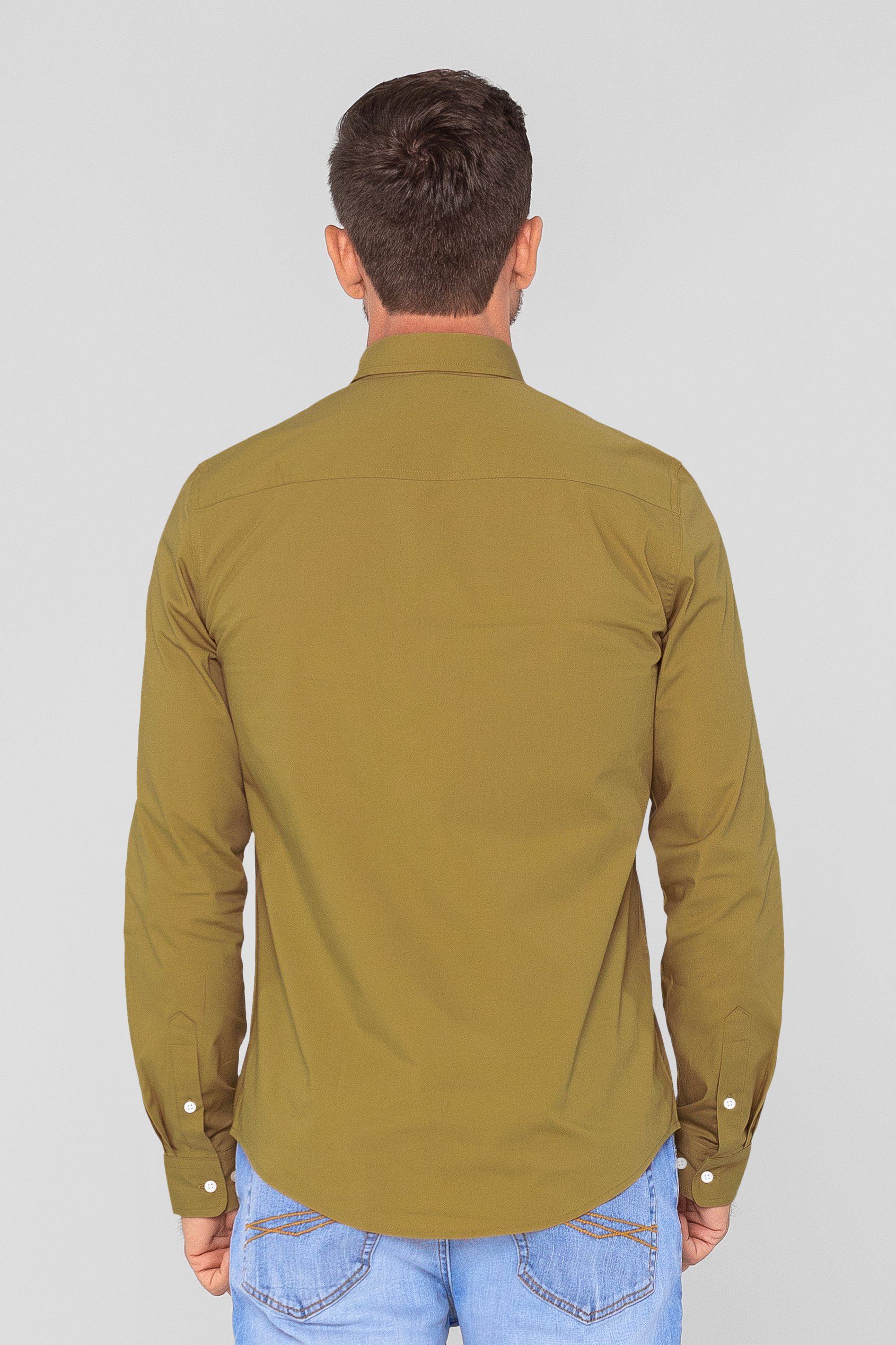 Solid Long Sleeve Regular Fit Shirt