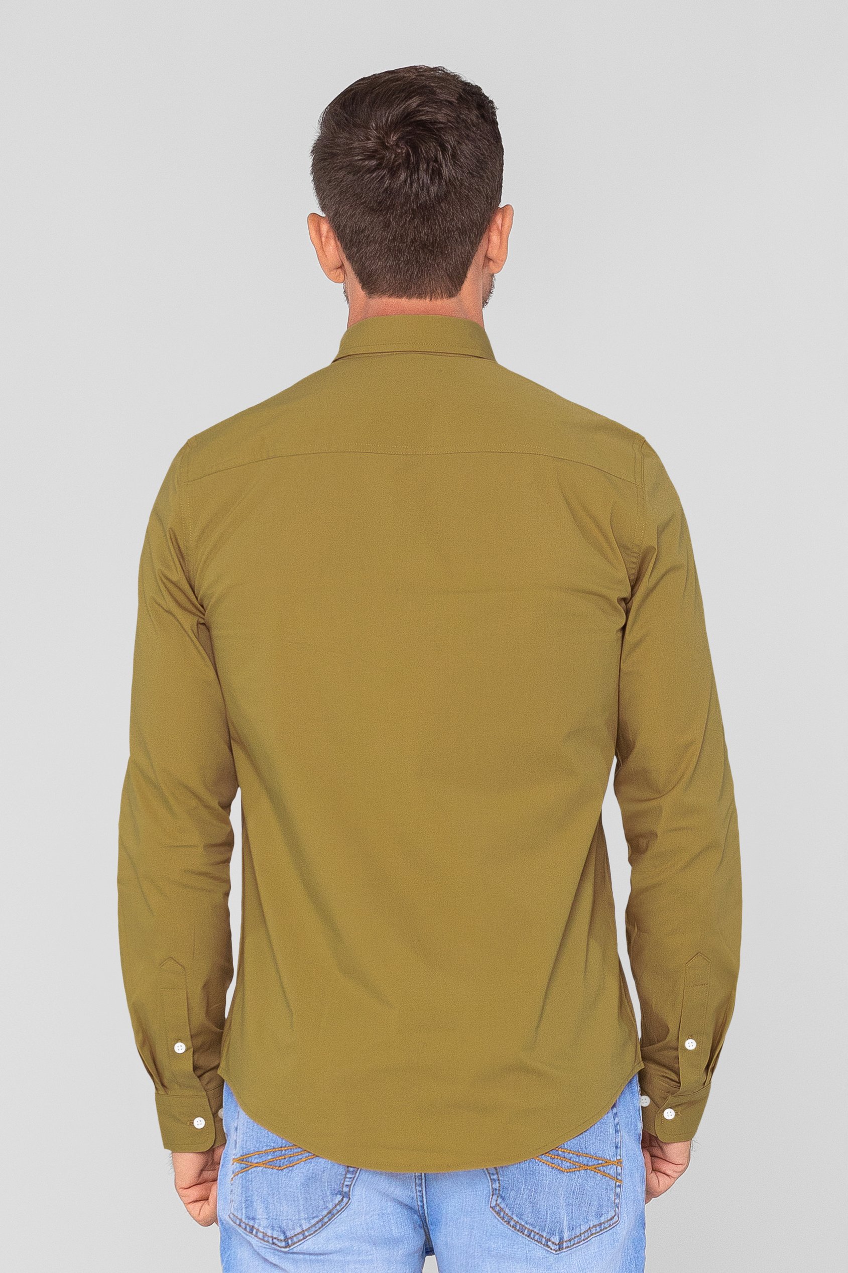 Solid Long Sleeve Regular Fit Shirt