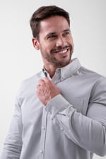 Button Down Collar Long Sleeve Shirt