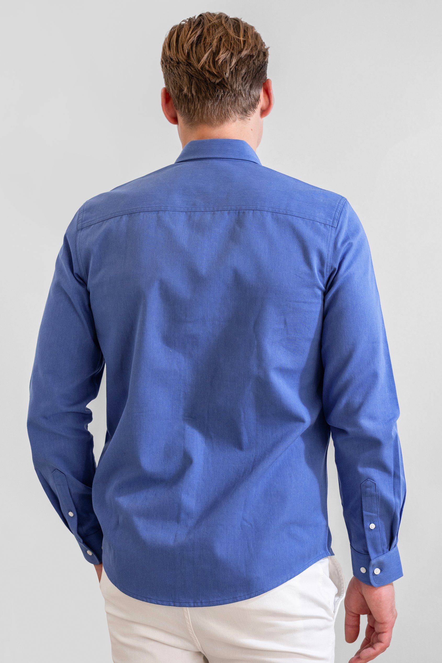 Button Down Collar Long Sleeve Shirt