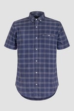 Mens Button Down SS Oxford Shirt