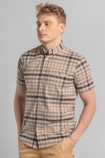 Mens Button Down SS Oxford Shirt