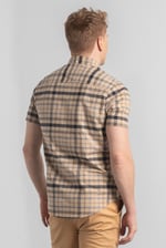 Mens Button Down SS Oxford Shirt