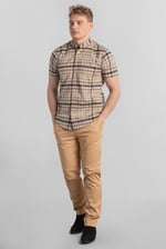 Mens Button Down SS Oxford Shirt