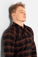 Mens Front Yoke LS Oxford Shirt