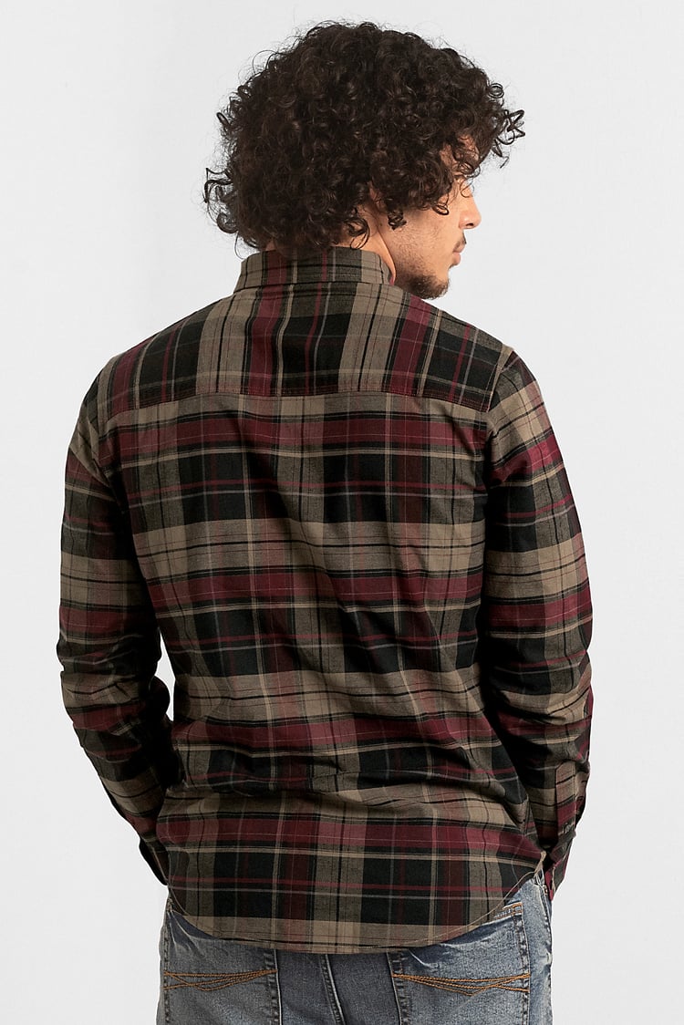 Mens Front Yoke LS Oxford Shirt