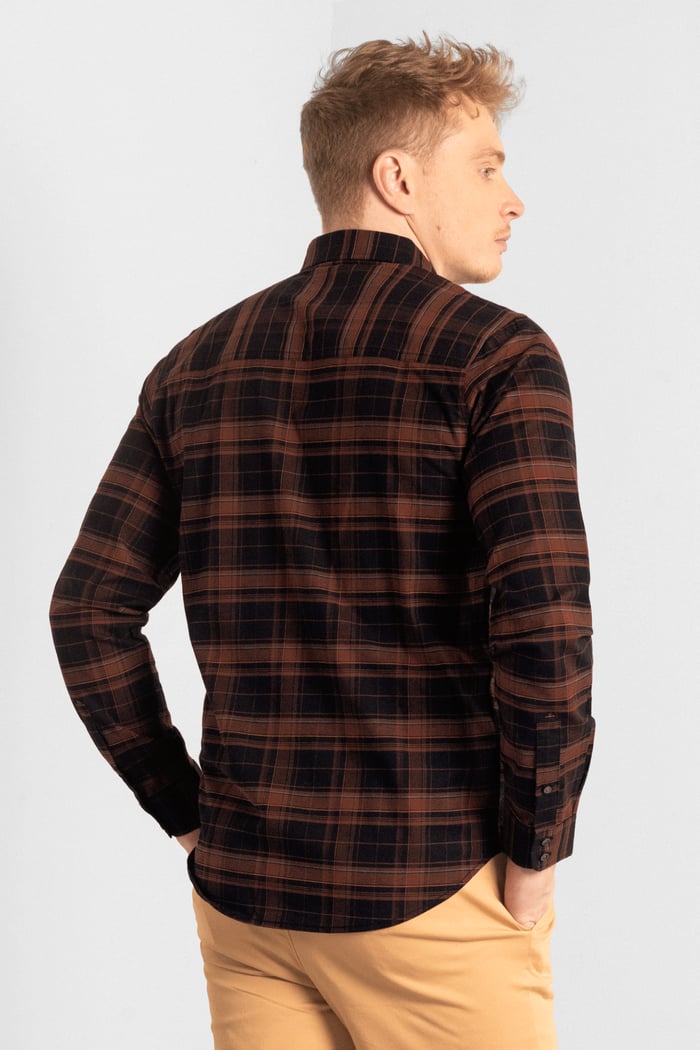 Mens Front Yoke LS Oxford Shirt