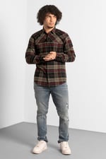 Mens Front Yoke LS Oxford Shirt