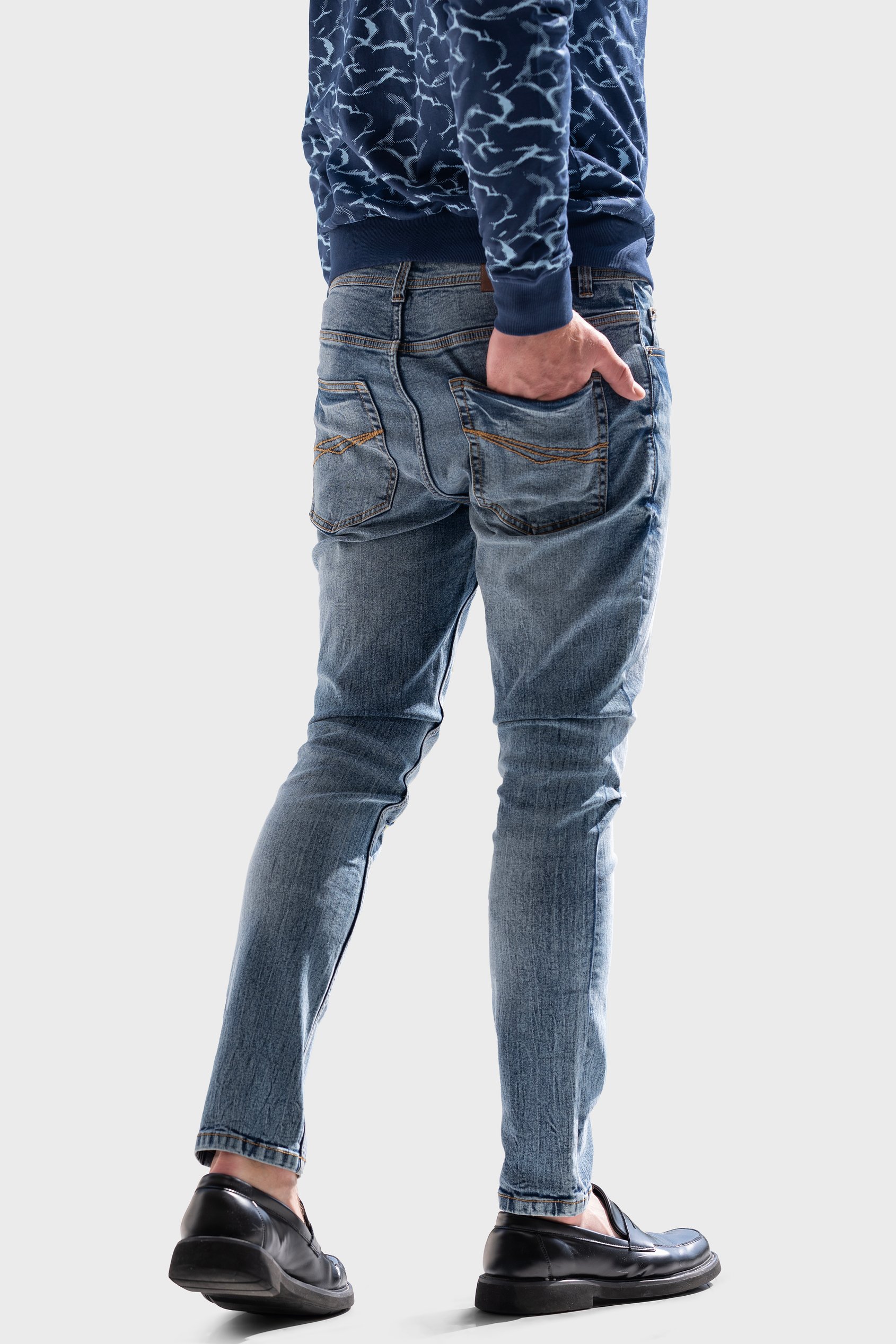 Enorsia Authentic Skinny Fit Blue Jeans