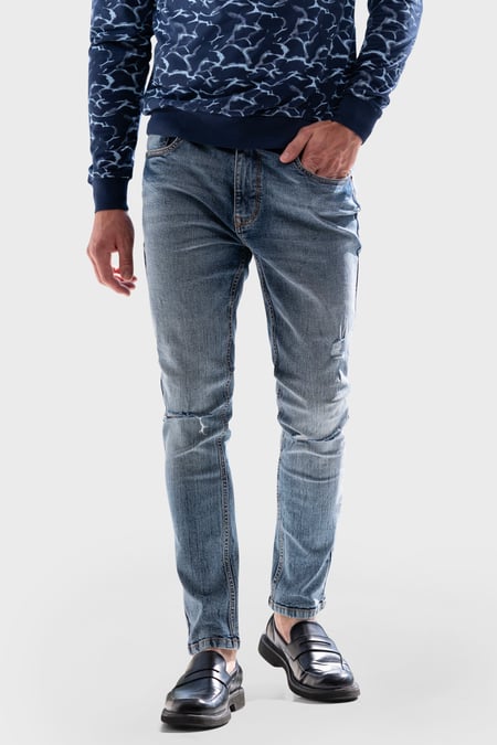 Light Blue Enorsia Authentic Skinny Fit Blue Jeans