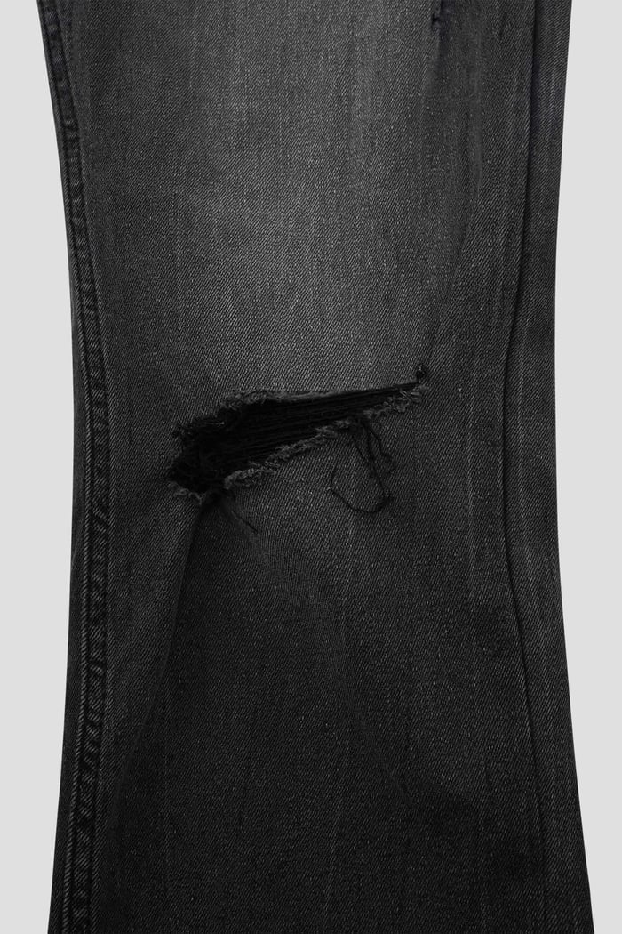 Enorsia Washed Black Skinny Fit Jeans