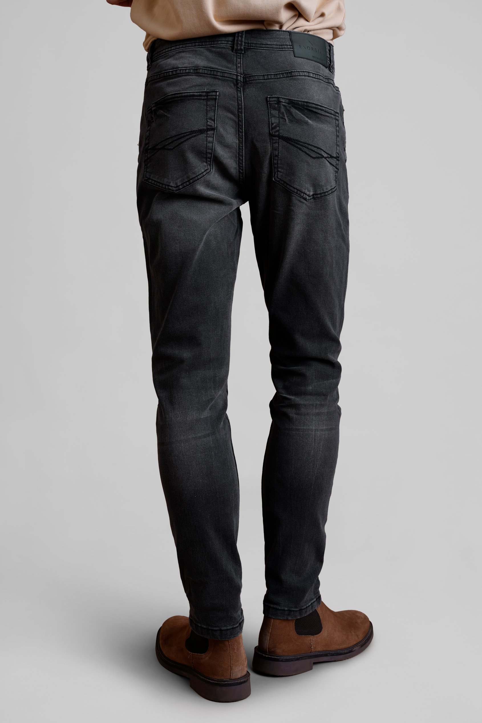 Enorsia Washed Black Skinny Fit Jeans Enorsia Washed Black Skinny Fit Jeans