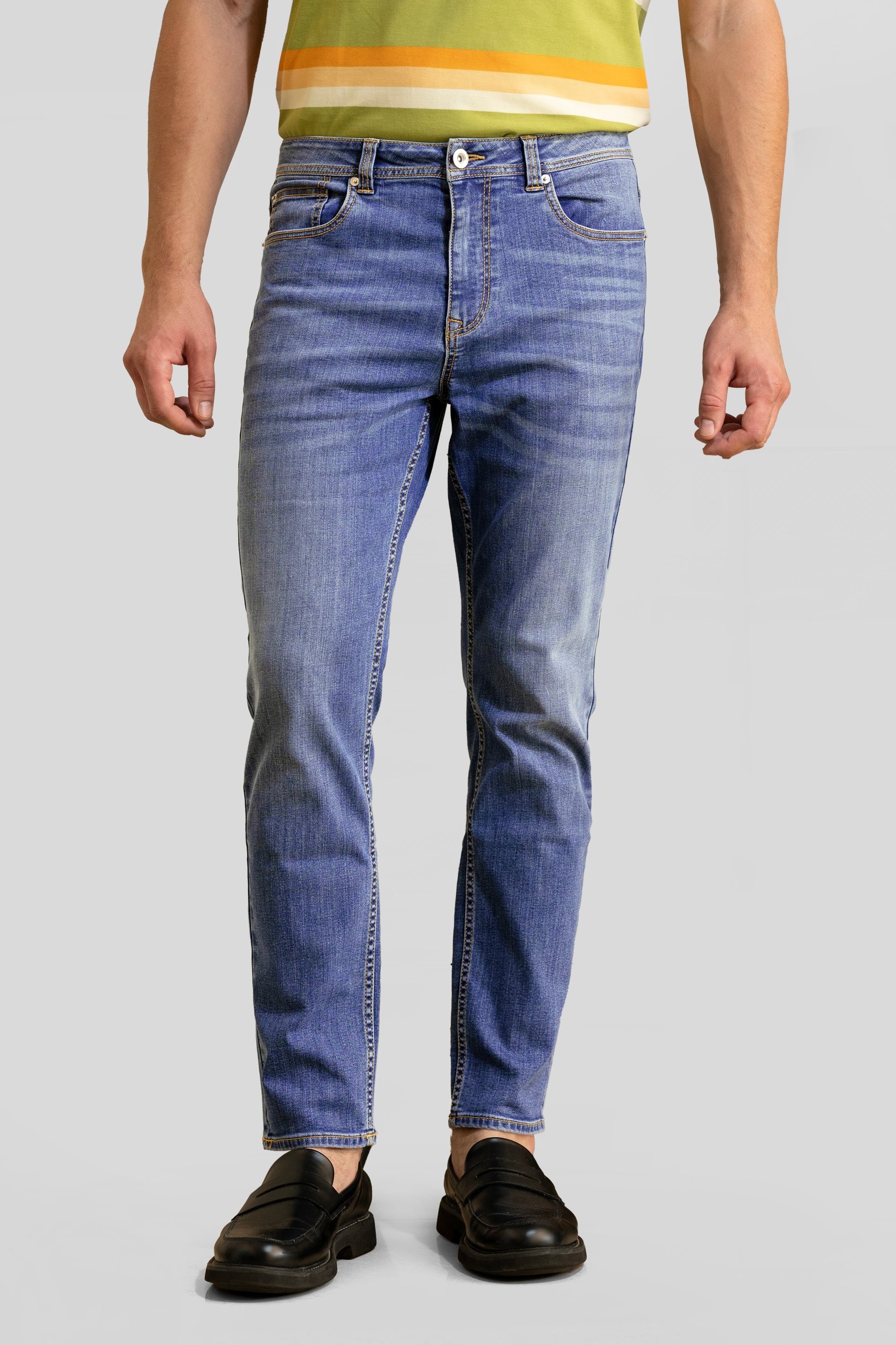 Mens Essential Super Stretch Regular Fit Jeans