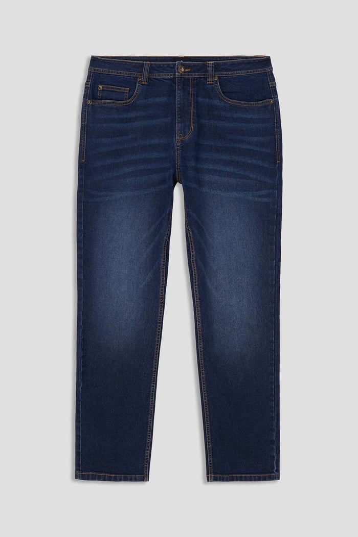 Mens Relaxed Straight Fit Jeans