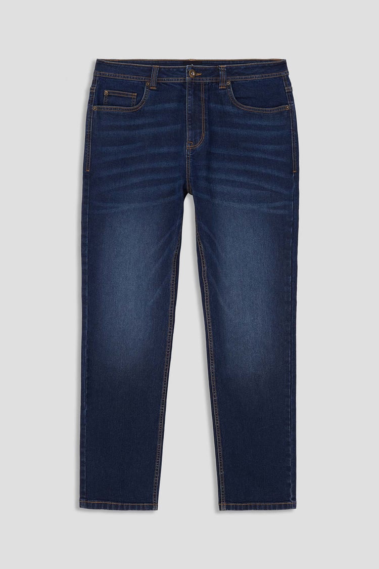Mens Relaxed Straight Fit Jeans