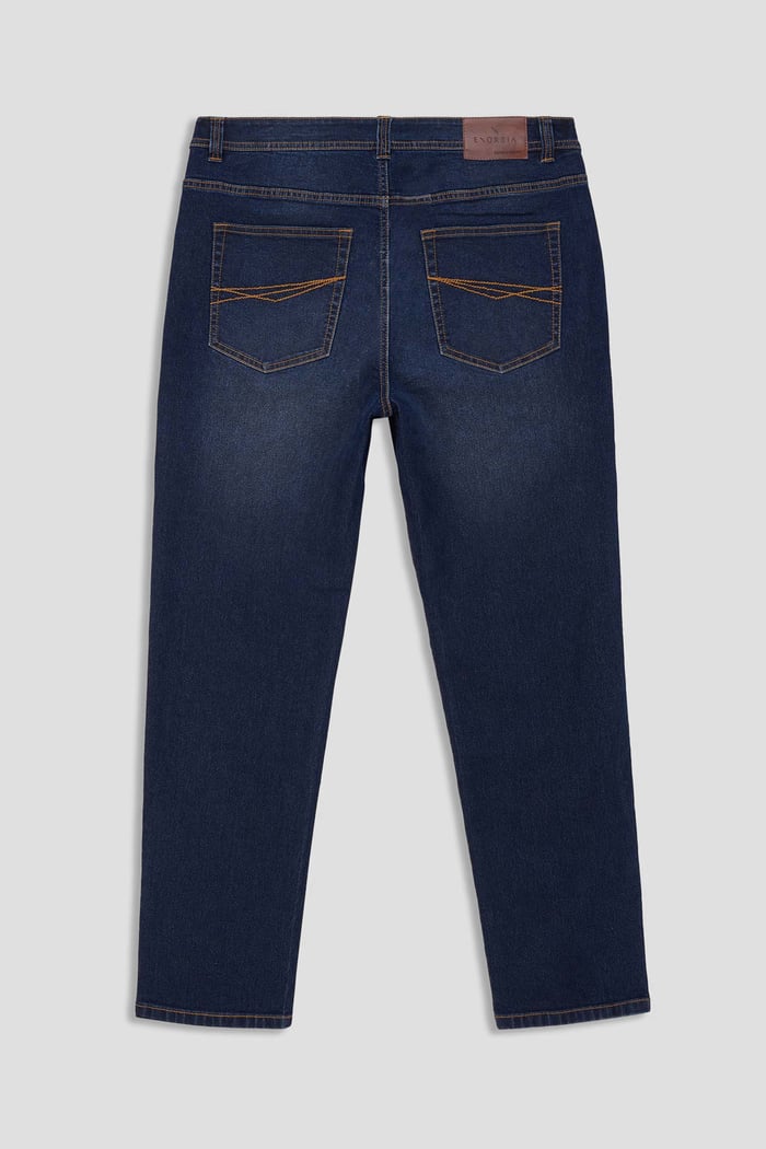 Mens Relaxed Straight Fit Jeans