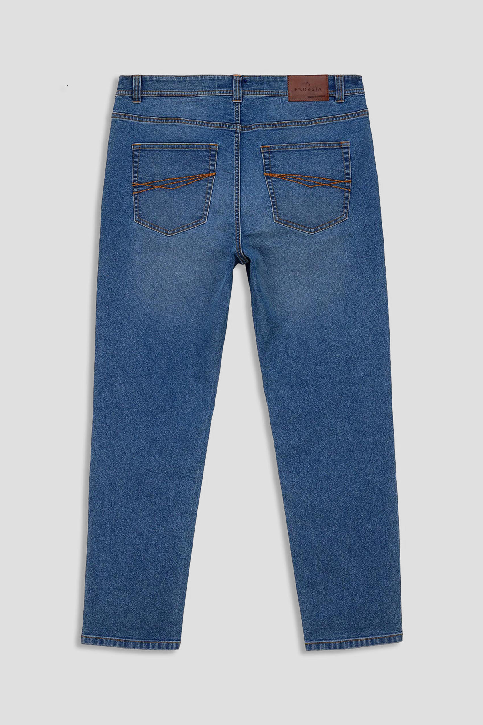 Mens Relaxed Straight Fit Jeans