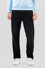 Enorsia Authentic Black Straight Fit Jeans