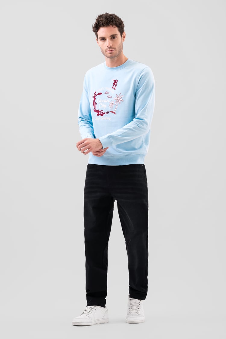 Enorsia Authentic Black Straight Fit Jeans