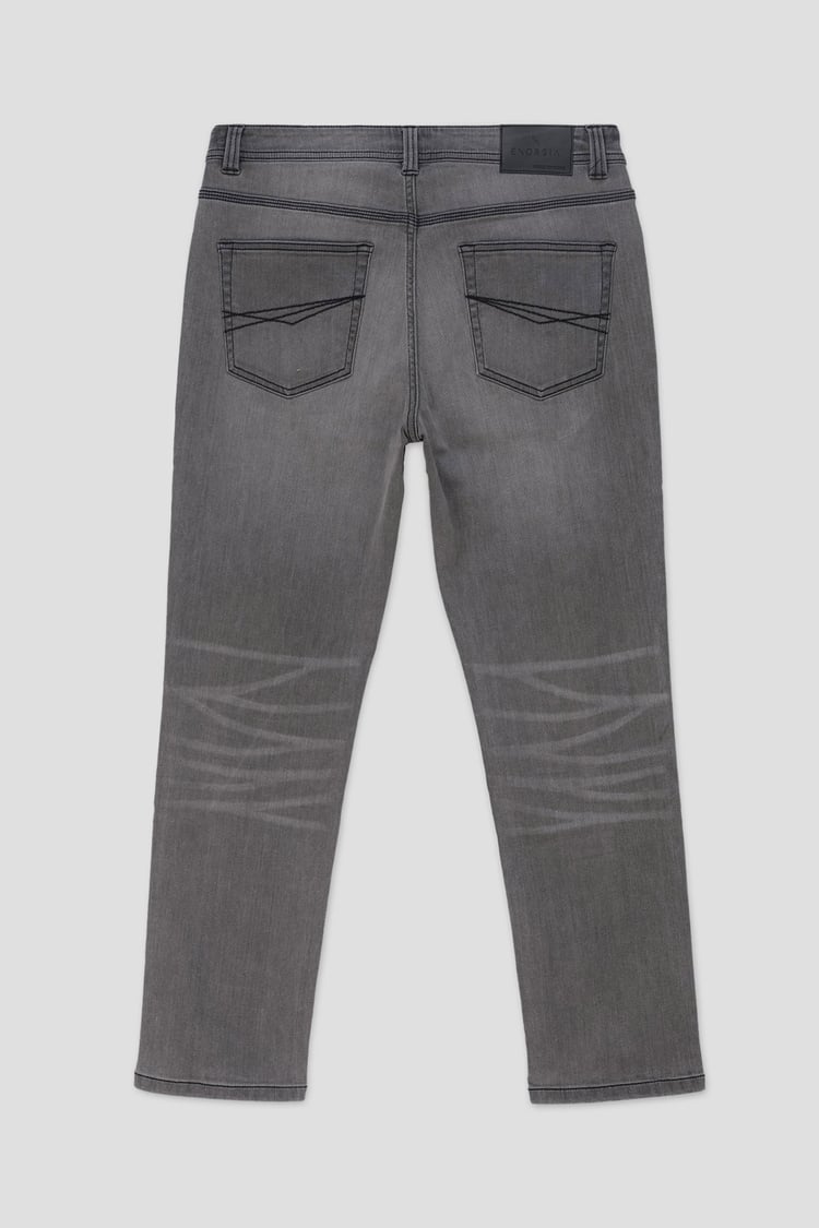Mens Loose Fit Grey Jeans