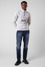 Mens Ripped Denim Jeans