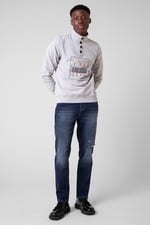 Mens Ripped Denim Jeans