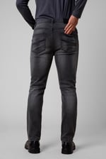 Regular Fit Distressed Stretch Denim Jeans