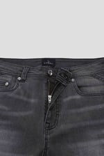 Regular Fit Distressed Stretch Denim Jeans