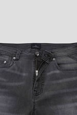 Regular Fit Distressed Stretch Denim Jeans