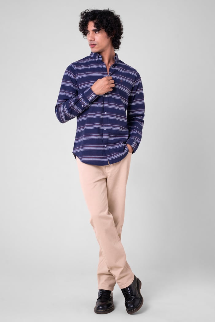 Mens Regular Fit Coloured Denim