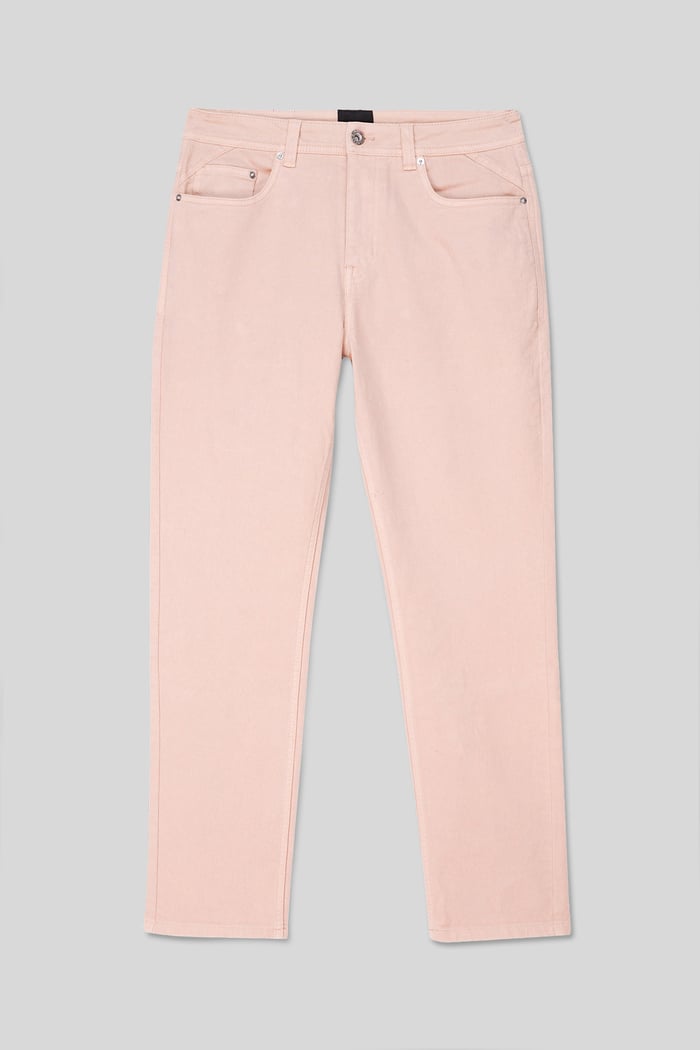 Mens Regular Fit Coloured Denim