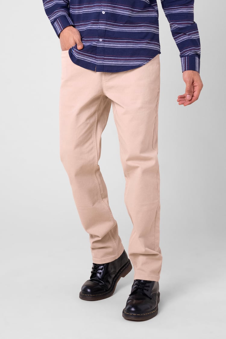 Mens Regular Fit Coloured Denim