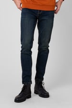Mens Vintage Slim Fit Tapared Jeans