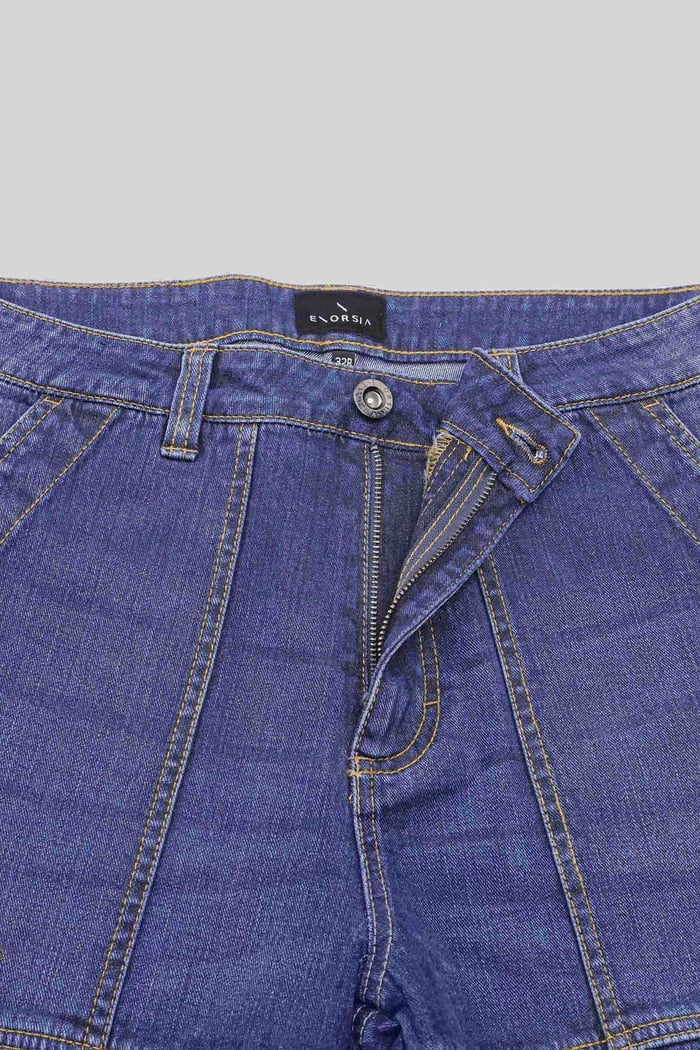 Mens Regular Fit Utility Jeans